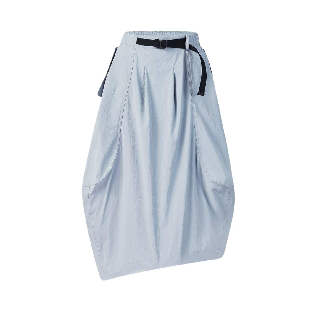 

FILA Urban Explore Casual Loose Solid Color Long Skirt Women skirts A11W628302F-LB S