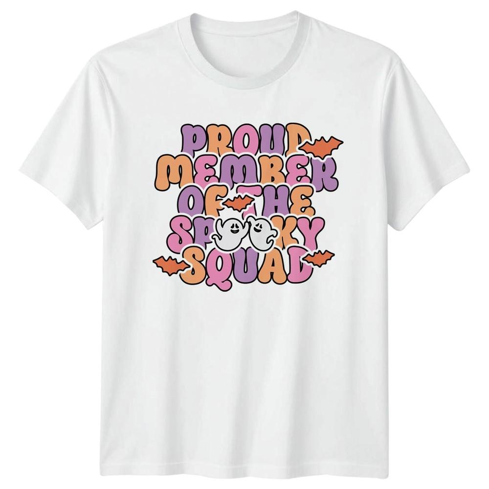 Proud Member Of The Spooky TShirt Spooky Squad Halloween Gift For Him And Her S