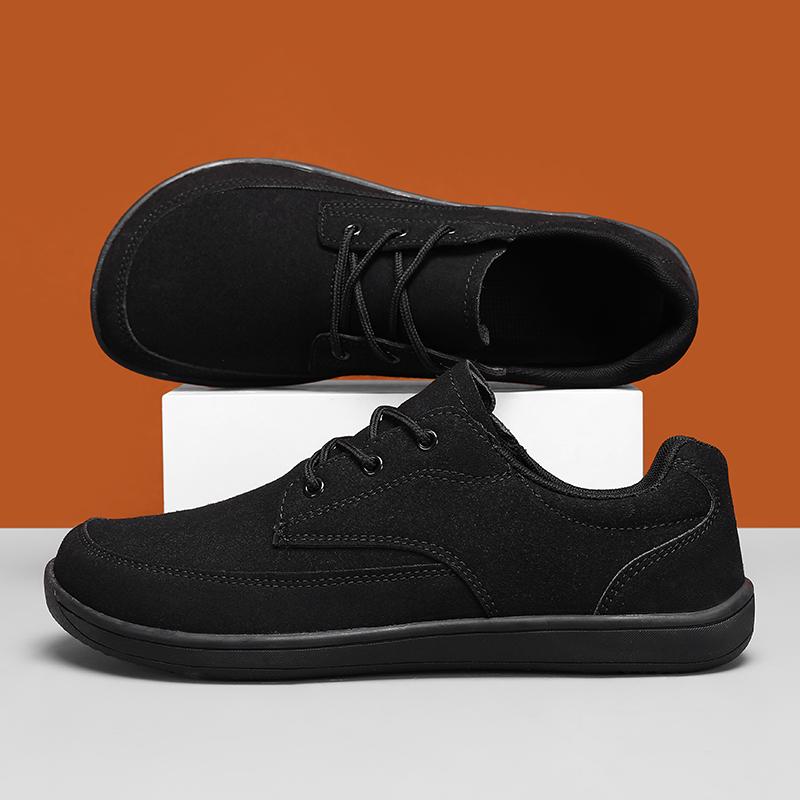 TUINANLE Zapatos de Punta Ancha: Zapatillas Casuales Negras de Punta Ancha para Hombre de Talla Grande para Exteriores Tallas 39–48