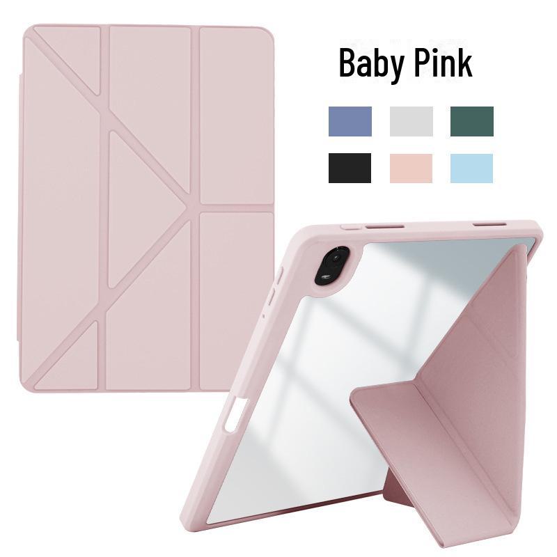 iPad Air4/5 & Pro11 Acrylic Y-Fold Protective Case, Mini 6 Anti-Fall Tablet Cover