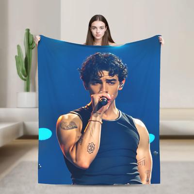 Joe Jonas  Blanket Quality Warm J-Jonas Brothers  Throw Blanket Autumn Children Couch Bed Funny Bedspread