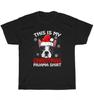 Boston Terrier This Is My Christmas Pajama Shirt Xmas Dog Lover T-Shirt