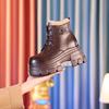 8659-1 Thick-soled inner height-increasing soft-soled Martin boots children's 2025 autumn new muffin casual short boots