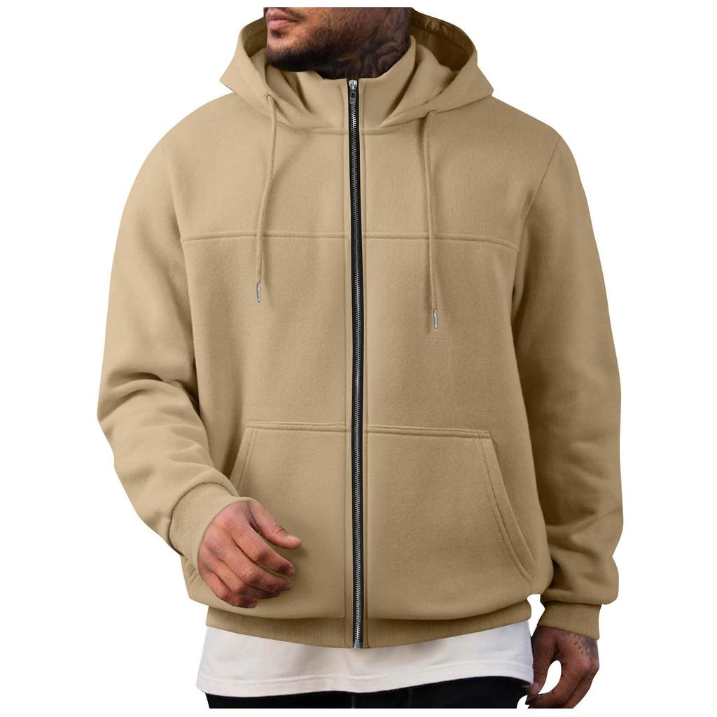 Men's Sweat Jacket With Hood Leisure Hooded Jacket Zip Hoodie Casual Sweatshirt Jacket Winter Hoodie With Zip Winter Jacket PlainJacket Hood