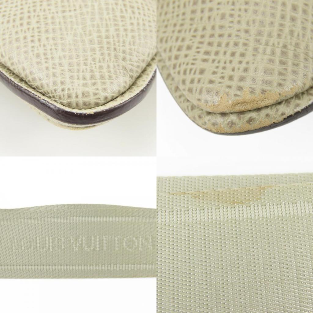 Used LOUIS VUITTON Shoulder Bag Sasha M32628 Taiga Porer Gurege