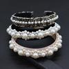 Baroque Style Handmade Pearl Patchwork Headband Hair Accessory