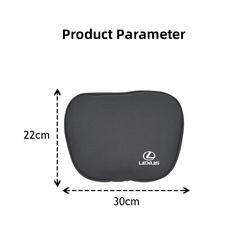 VLDPZ1 High Quality Car Neck Pillow Breathable Auto Logo Seat Headrest For Lexus F SPORT ES RX NX LS UX LM LX GX LC RZ IS CT GS RC HS S