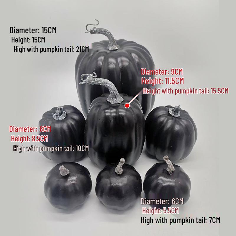 White and Yellow Pumpkin Model for Halloween and Christmas Decoration Wreaths