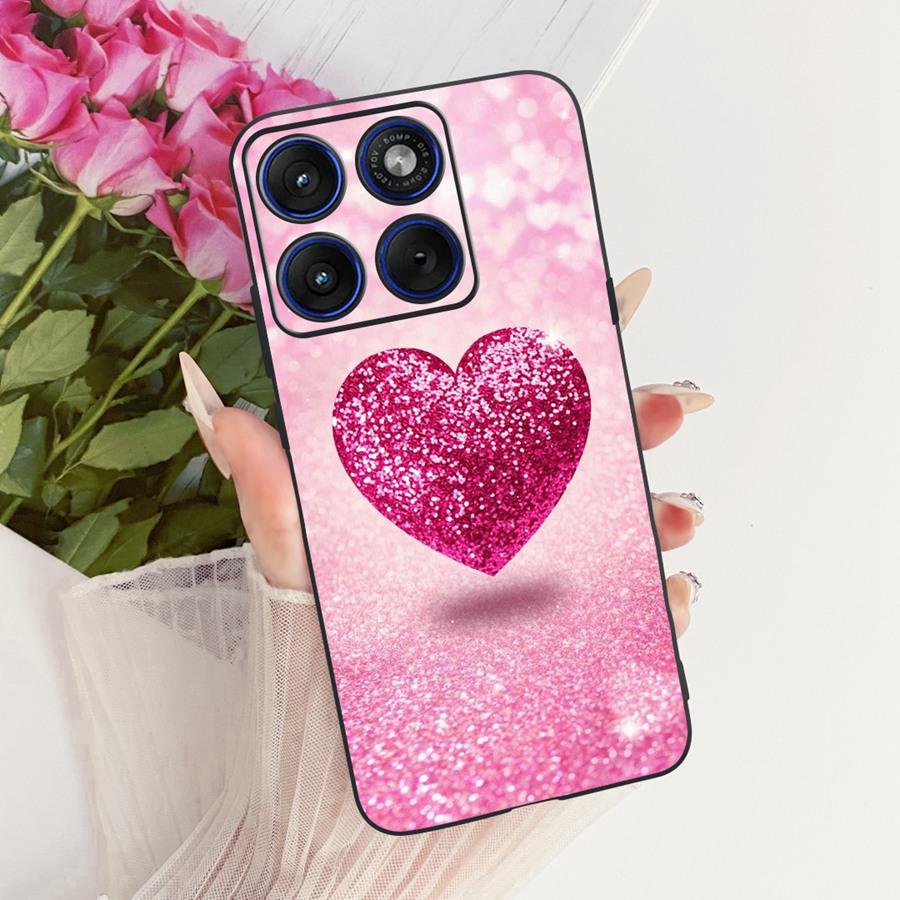 For Motorola Edge 70 / Moto X70 Air Back Cover for Moto Edge70 X 70Air Case TPU Soft Silicone Cute Cat Printed Phone Case Cover