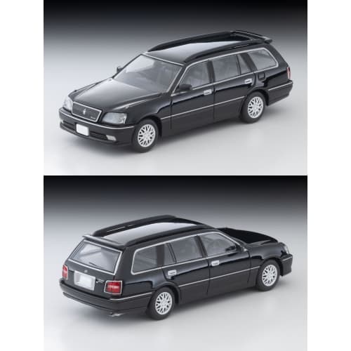 TOMYTEC Tomica Limited Vintage Neo 1/64 Scale LV-N355b Toyota Crown Estate Athlete V (Black) 2001 Model, Finished Model, 333319