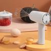 3 Speed Electric Hand Mixer, Portable Whisk Milk Foam Maker, Whisk Beaters, Handheld Electric Mixer with Chopper for Home
