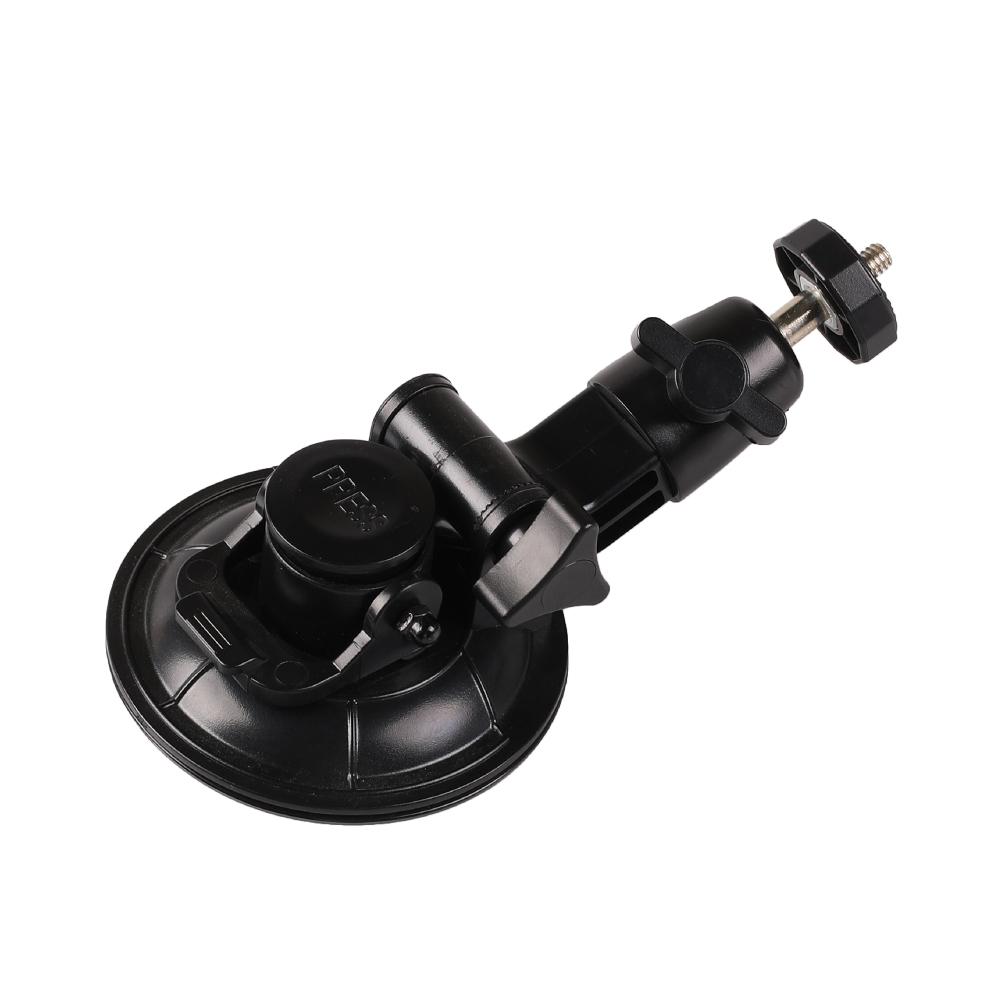 Car suction cup mount for attaching a camera and camera