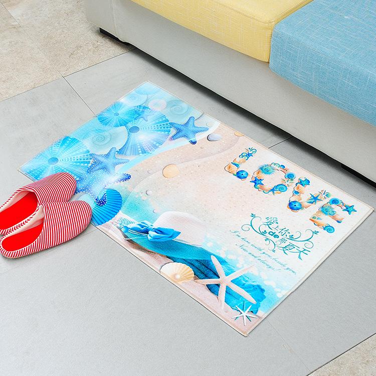 Home Cartoon Door Mat 3D Carpet 3D Print Carpet Home Bathroom Anti Slip Floor Mat Door Mat