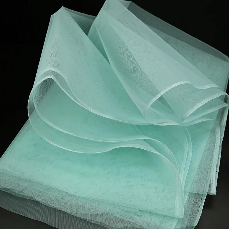 100x160cm Hard Tulle Mesh Fabric for DIY Wedding Dress Skirt Yarn Cloth Decoration Fabric by Per Meter Polyester Stiff Mesh