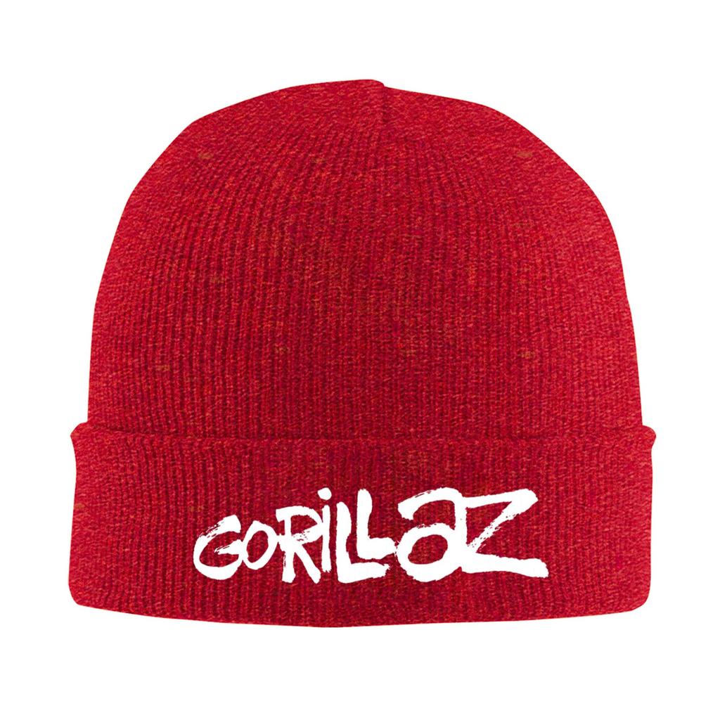 Gorillaz Čepice Čepice s bambulí Pletené čepice Pro dospělé Unisex Roztomilé Zimní čepice s lebkou Podzimní design Pružné čepice