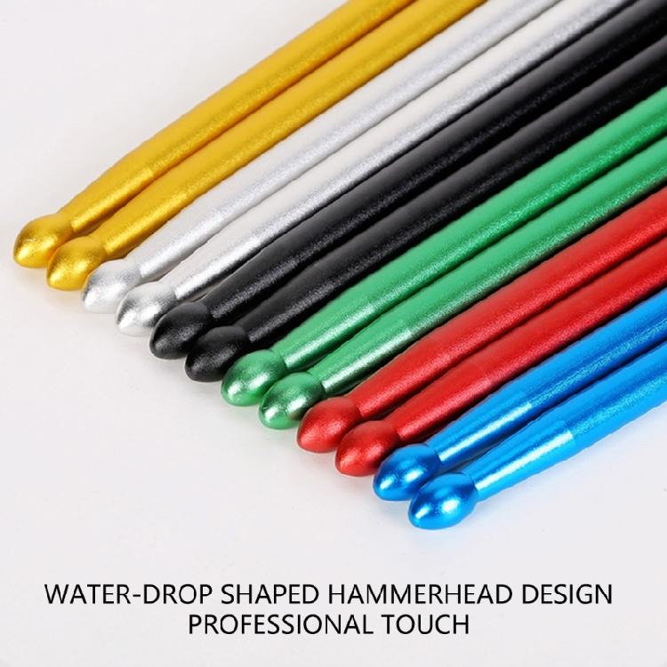 High Performances Drum Sticks Aluminum Construction Antislip Precisions Balanced Suitable for Various Music Styles