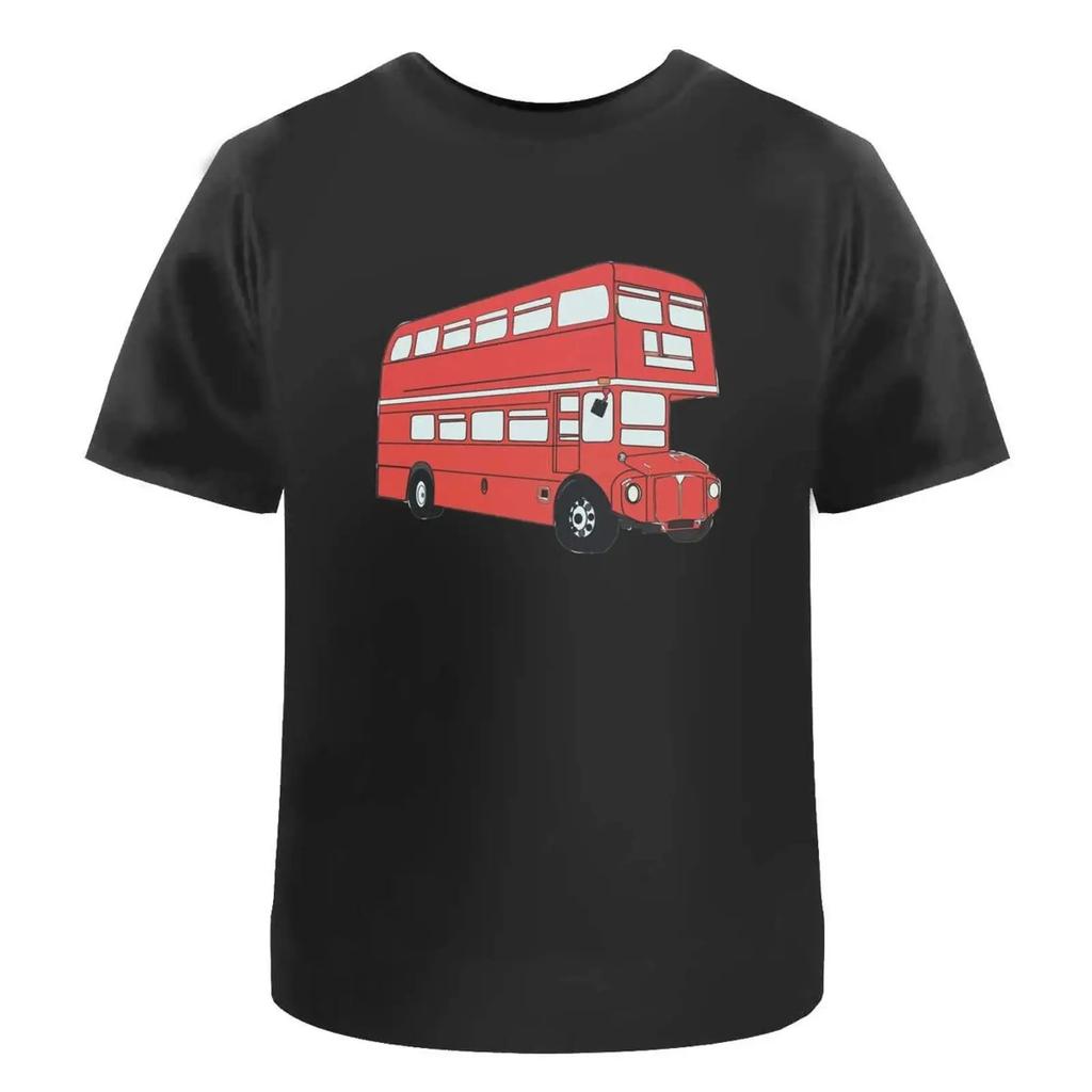 Red Bus Cotton T Shirt Ta050702 Image 1 Of 4 Vintage Soft Casual Breathable Versatile Homme Designer Clothes Stretched
