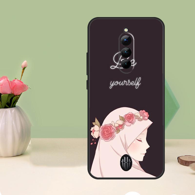

Muslim women islamic girl Case For Nubia Red Magic 8S 9S Pro Plus 6S 7S 6 7 Pro 6R 5G RedMagic 10 9 8 Pro Plus Cover RedMagic 10 Pro Plus