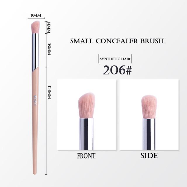 

Пензель для макіяжу Підводка для очей Smoky Brush Fashion Fenty Style Make Up Brush Pink Smoky Shadow Gel Eye Liner Makeup Brush 220#