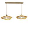 French Restaurant Chandelier American Garden Simple Coffee shop Light Luxury Senior Sense of Complex Creative Lotus PendantLamp