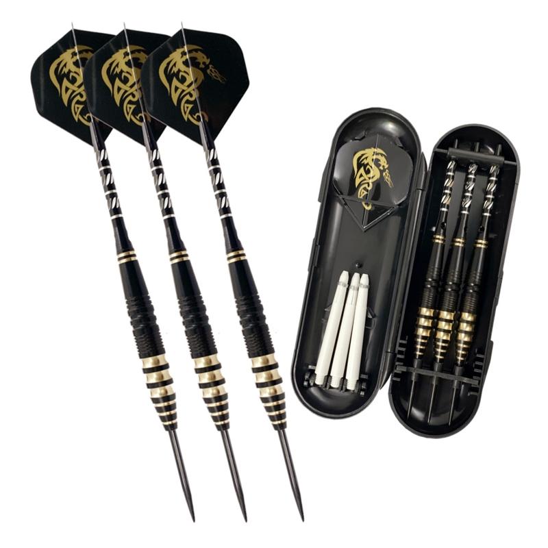 Indoor Games 10 Sets of Steel Tip Darts Stainless Barrel with Metal