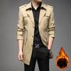 Autumn Men Long Trench Fashion British Style Trench Coats Mens Casual Outerwear Punk Jackets Windbreaker Brand Clothing 4XL