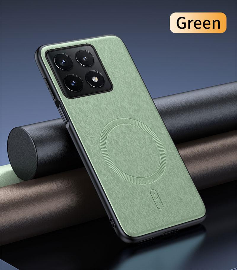 For Xiaomi 14T Pro Case Magnetic Leather Shield Cover For Xiaomi 14T Pro High Quality Anti-Fingerprint Non-Slip PC+TPU