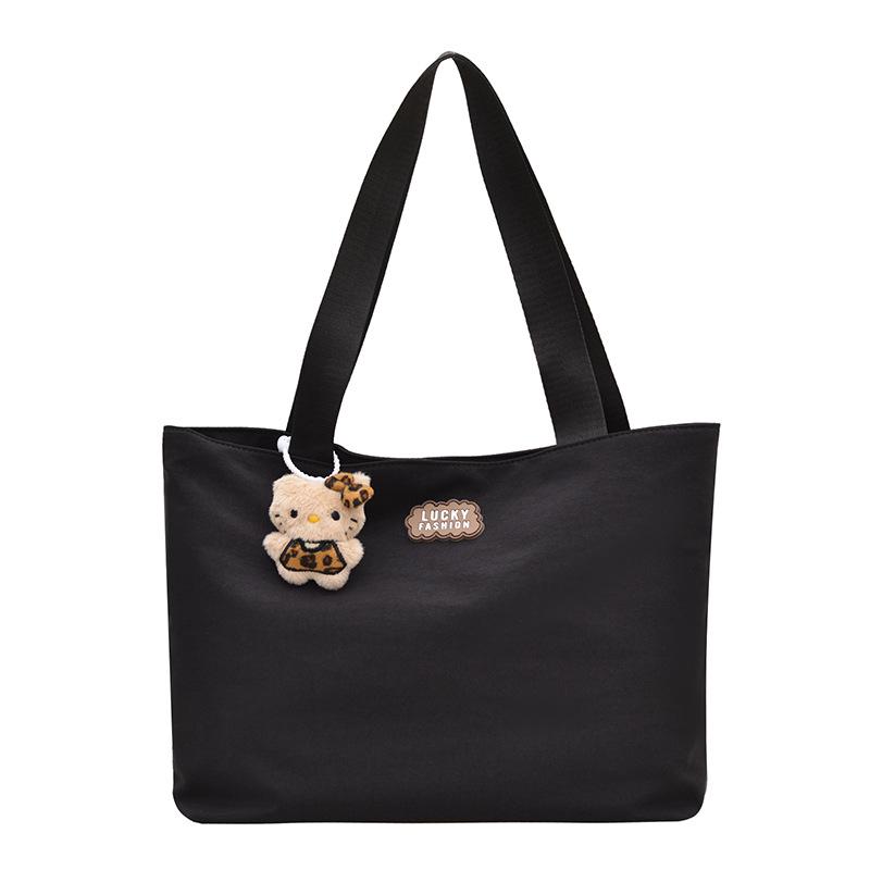 

Однотонная сумка-тоут в корейском стиле для женщин – Универсальная, вместительная наплечная сумка и студенческая сумка для переноски в руке Bag Only