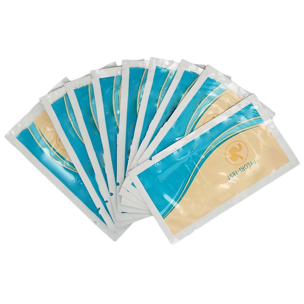 10 Pack H Pylori Test Paper Disposable Hygienic Fast Accurate Testing Painless Health Care Helicobacte Test Tool