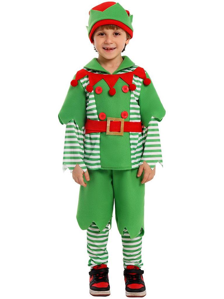 Kids' Christmas Elf Costume for Parties & Performances