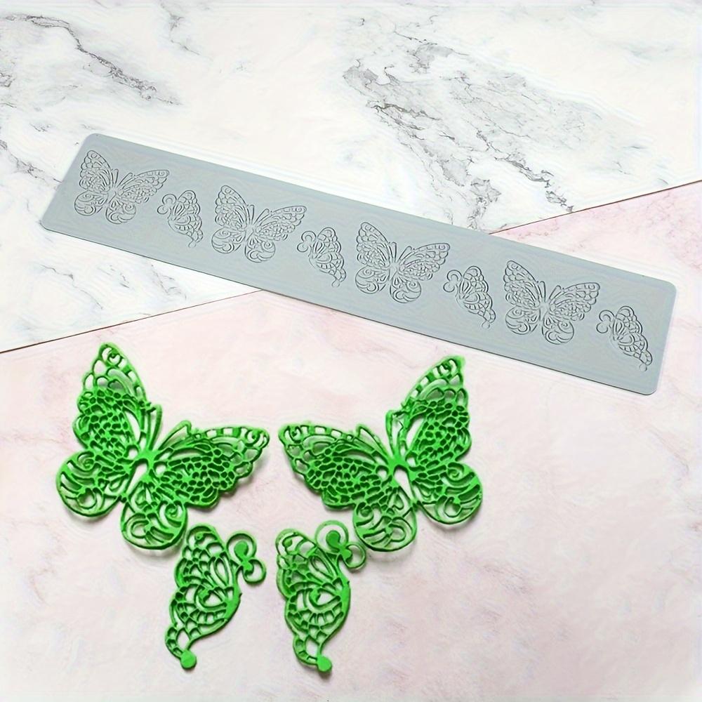 Food Grade Silicone Fondant Lace Mat for Egg Chocolate Candy Cake Decoration - Dessert Plate Silicone Printing Mold