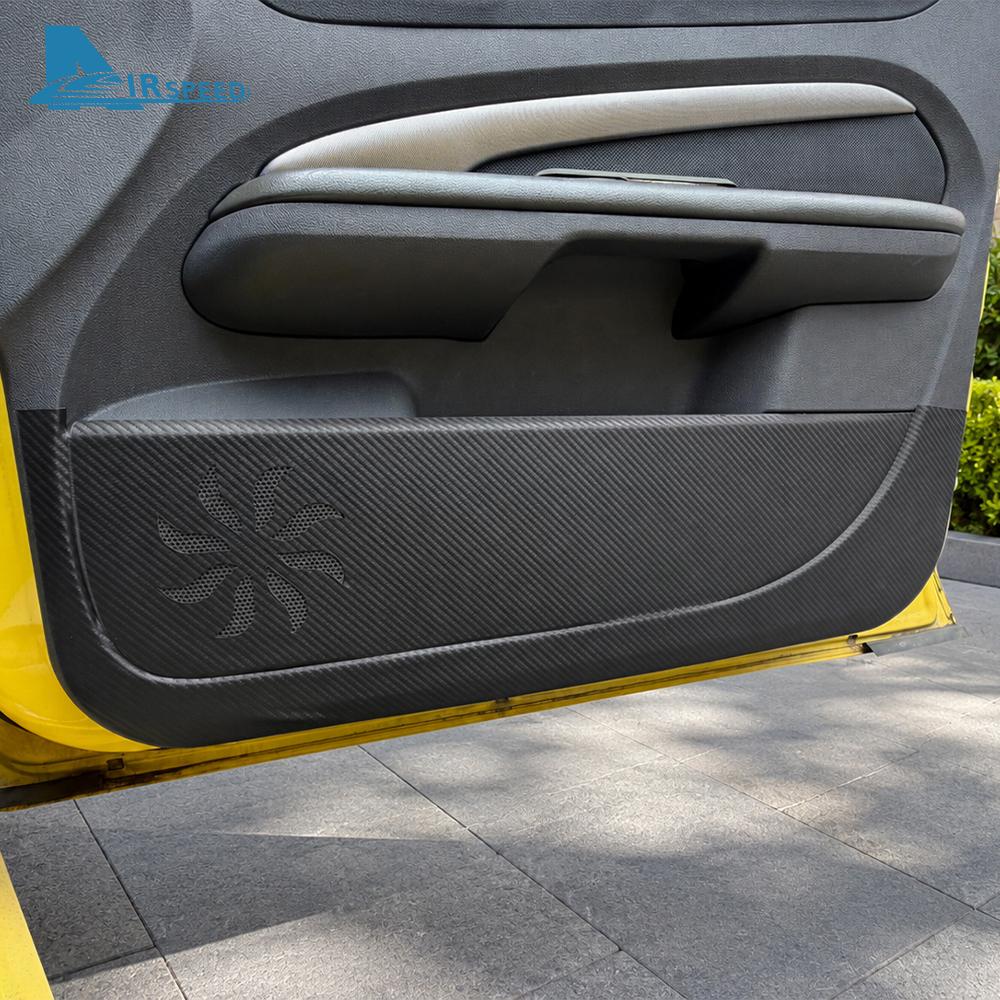 Premium Suede Leather Door Kick Mat For Ford Focus 2005 2006 2007 2008 Car Interior Protective Accessories 6Pcs