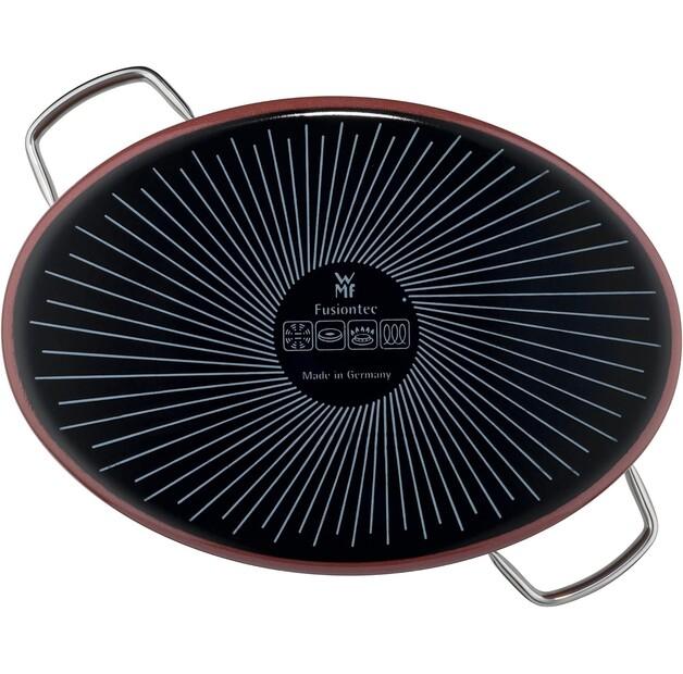 Жаровня WMF Fusiontec минеральная со стеклянной крышкой 36×25 см 8,1 л роза (3201111937)