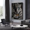 Animals Motivation Quote Art Posters and Prints On Canvas Painting Tiger Dog Wall Art Inspiration Pictures for Office Home Decor