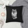 Retro Pomeranian Funny Pomeranian Mom Pompom Dog Square Pillowcase Pillow Cover Cushion Throw Pillow for Home Sofa Living Room