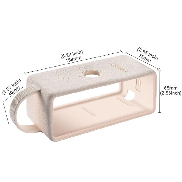 Silicone Case Sleeve Skin Portable Travel Carrying Protective Cover for Embt 3 Bluetooth-compatible Loudspeaker