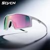 SCVCN Photochromic  Cycling Glasses for Men Outdoor Sports Sunglasses Mountain Glasses Road MTB Bike Cycle Eyewear Racing UV400