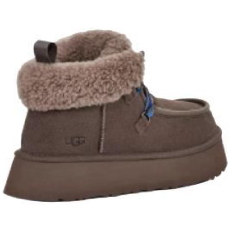 New UGG Warm Short Snow Boots Women's Thundercloud Gray 1143954-TCLD