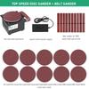 Knife Sharpener Multifunctional Electric Belt Sander Benchtop Grinding Polishing Machine High Speed Sanding Disc Machine
