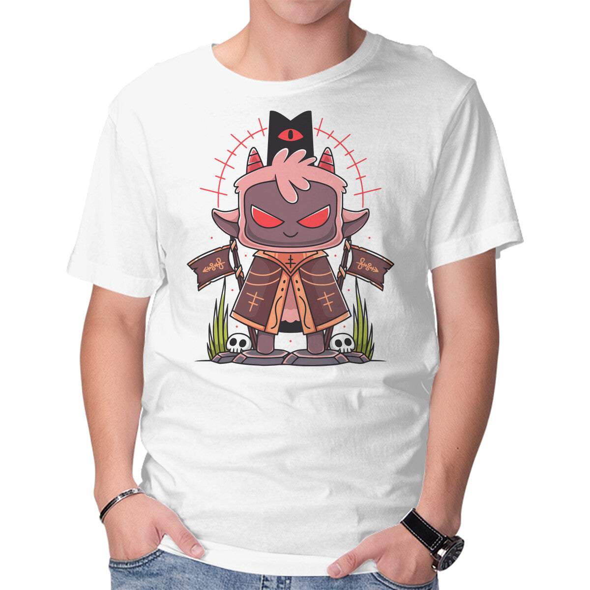 Unisex Crew Neck T-Shirt Praise The Lamb Graphic Short Sleeve Casual Tee L