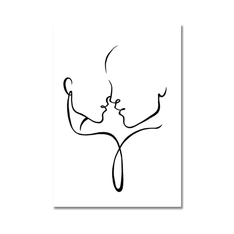Modern Living Room Decor Nordic Minimalist Figures Line Wall Canvas Paintings Posters Aesthetic Accessories