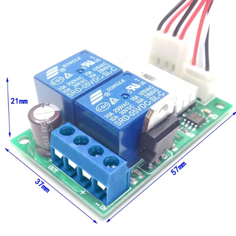 Dc 6V 12V 24V Pwm Dc Motor Hız Kontrol Cihazı İleri Ve Geri Anahtarı