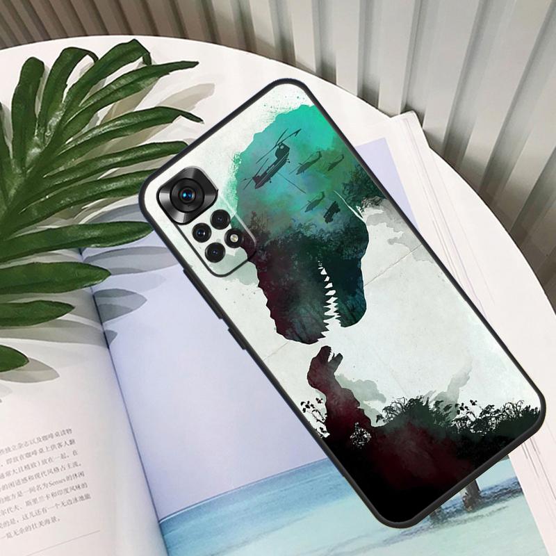 Jurassic Dinosaur Funda For Xiaomi Redmi Note 14 13 10 11 12 15 Pro Plus Case For Redmi 15C 14C 10C 12C 13C 15