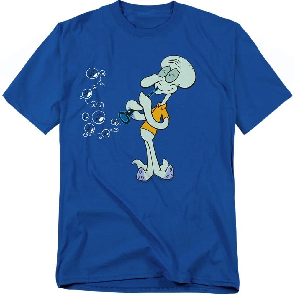 SPONGEBOB SQUAREPANTS SQUIDWARD CLARINET Licensed Adult Graphic Tee Shirt SM-5XL L