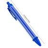 10Pcs Retractable Ballpoint Pen Plastic Ballpoint Pen Press to Open Close Ergonomic Grip Writing Pen for Students