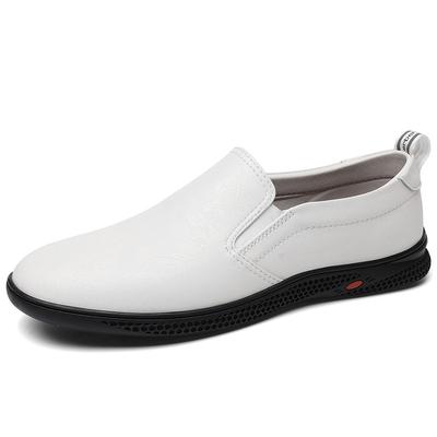 67 Men'S Shoes Leather Shoes One Pedal Flat-Bottomed Lazy Business Gentleman Casual Shoes Spring And Summer Low-Top Feet Single Shoes