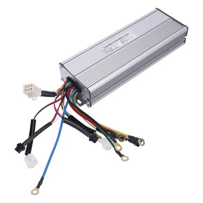 Regulátor motoru 48V 52V 1500W 2000W 50A Čtvercová vlna 18 trubicový regulátor motoru s linkou pro světlo pro KT měřič
