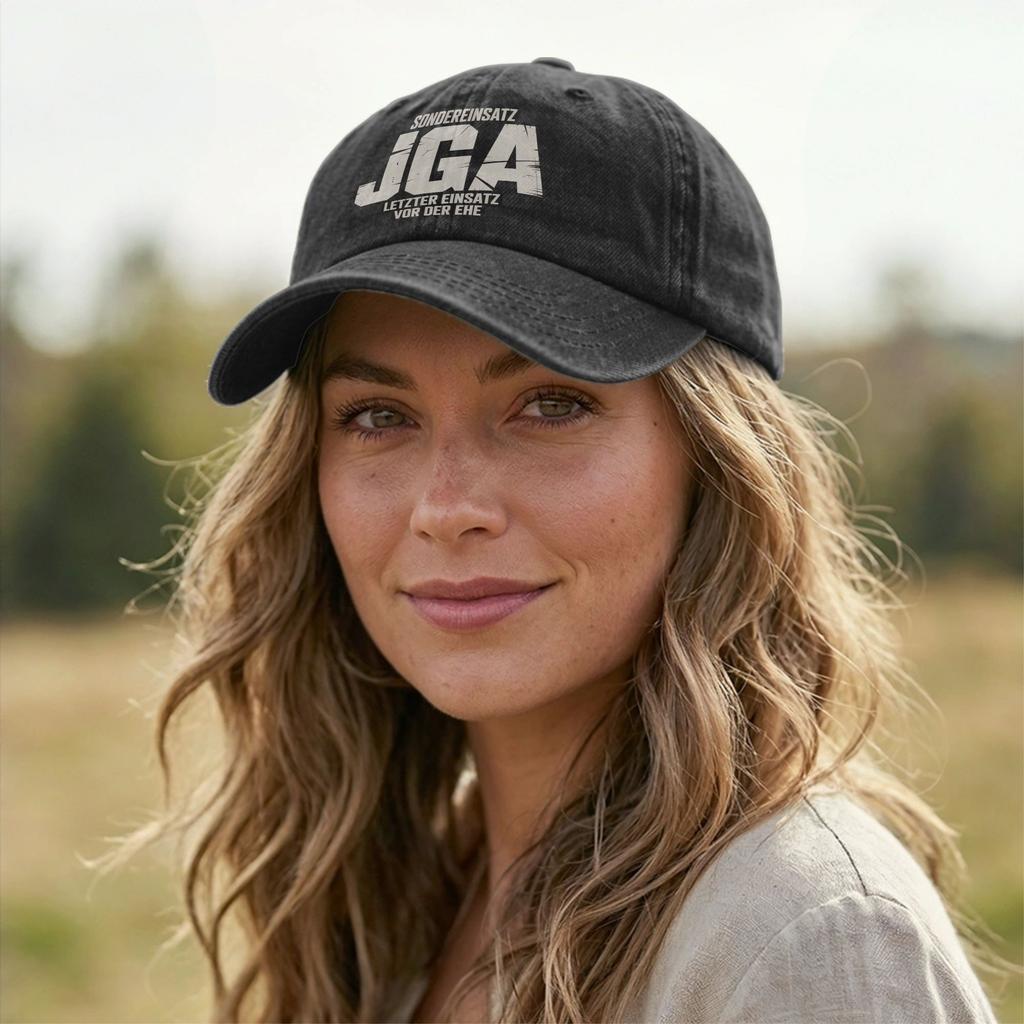 Special Use Jga Last Use Before Marriage Unstructured Baseball Cap Soft Gift Denim Washed Funny Headwear Outdoor Adjustable Hat