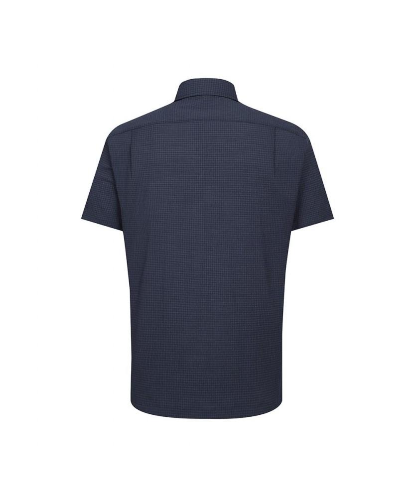 Dagseusyeocheu Poly-Blend Like Solid Short Sleeve Shirt_Dls3Shcs104N1
