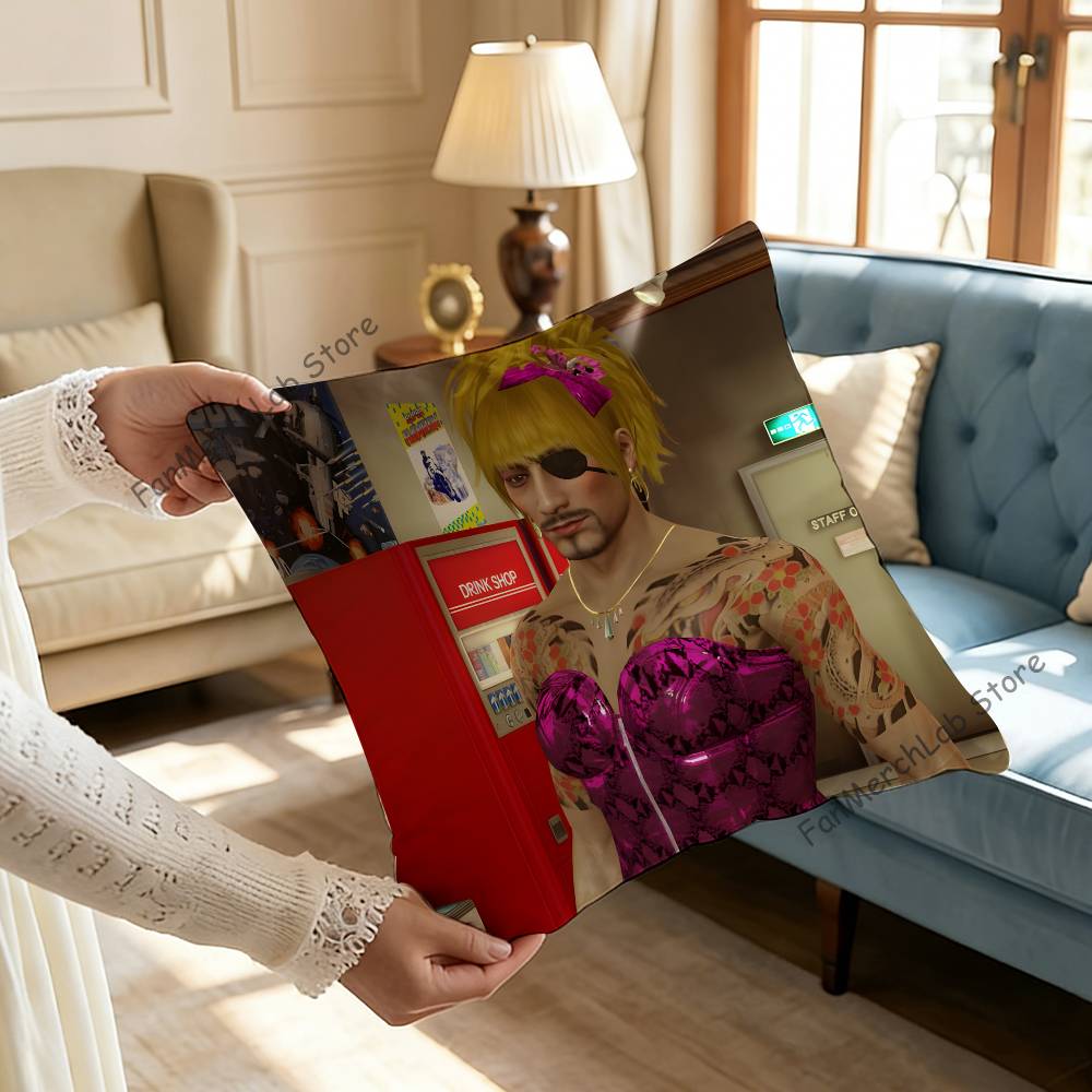 

31Style Goro MMajima Pillowcase Pillowslip Cushion Plush Boys Girls Cartoon Anime Kawaii Decoration Kids Birthday Cute Gifts 30x30cm